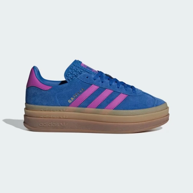 adidas 愛迪達 GAZELLE BOLD 運動休閒鞋(IG4367 女鞋 ORIGINALS休閒鞋 藍x紫)