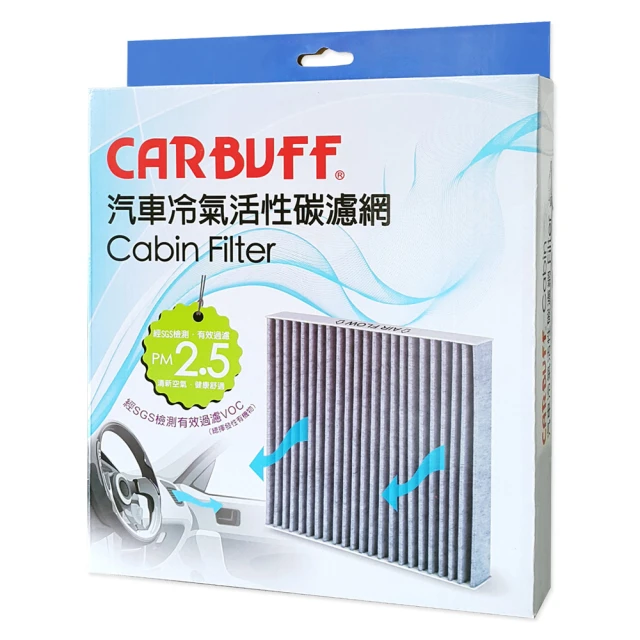 CARBUFF 汽車冷氣活性碳濾網 BMW 1系列 2019/10~ F40. X2 2018~ F39 適用