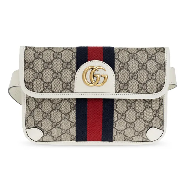 【GUCCI 古馳】493930/674081 經典GG Supreme帆布belt bag系列斜背胸/腰包(款式任選)