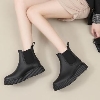 【WYPEX】現貨+預購 時尚雨靴女鞋女靴 輕量厚底防水雨鞋 防滑雨鞋(2色)