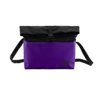 【The North Face】北臉 側揹包 斜揹包 小包 運動包 BASE CAMP MESSAGE BAG 黑紫 NF0A8B21S96