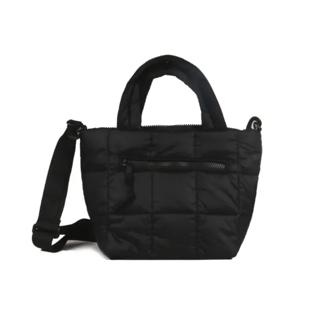 【The North Face】北臉 側背包 斜背包 小包 運動包 NUPTSE MINI TOTE 黑 NF0A8B20KX7