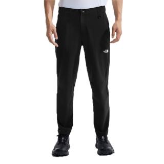 【The North Face】北臉 長褲 男款 運動褲 防潑水 防風 M ESSENTIAL MIDDLE WEIGHT 黑 NF0A89ZUJK3