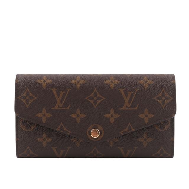 【Louis Vuitton 路易威登】Monogram SARAH新改款發財長夾(M62234)