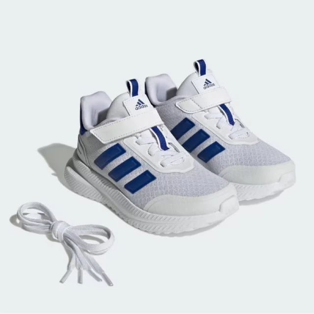 adidas 愛迪達 童鞋 X_Plrpath EL C 白 藍 中童 運動鞋 魔鬼氈 愛迪達(IH4854)