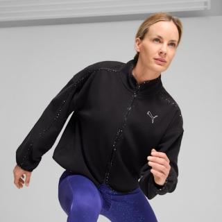 【PUMA】外套 女款 運動立領外套 毛絨 歐規 INTERGALACTIC 黑 52580201