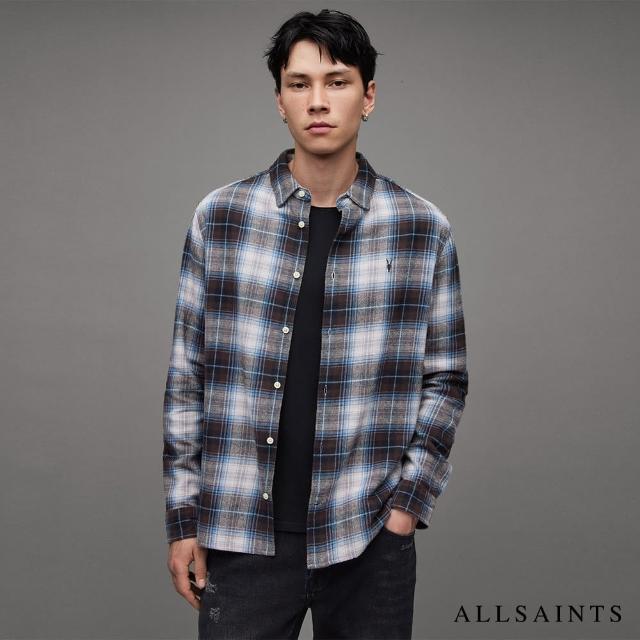 【ALLSAINTS】VALENS 格紋長袖襯衫 MS249Z(舒適版型)