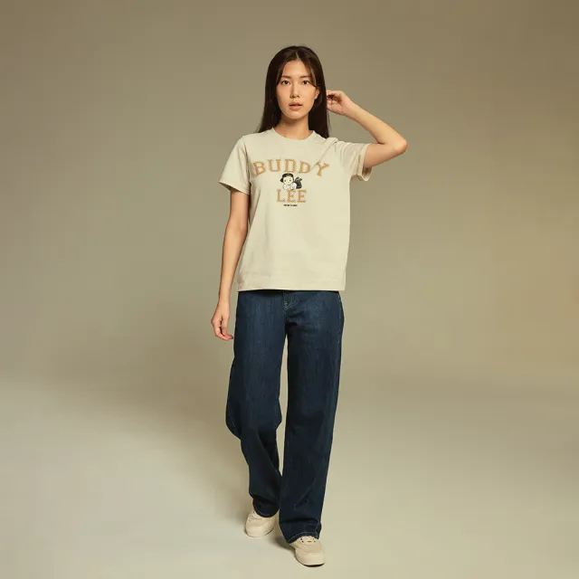 【Lee】女裝 牛仔褲 / 428 高腰舒適直筒 深藍洗水(LB417123309)