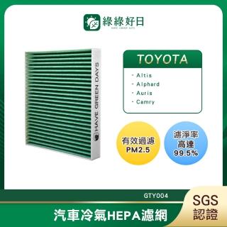 【綠綠好日】適用 TOYOTA 豐田 Sienna 2022~ 汽車冷氣濾網 HEPA濾網 GTY004 單入組