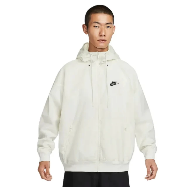 NIKE 耐吉 AS M NK WVN LND WR HD JKT 白色 風衣外套 拉鍊外套 防風 運動(DA0002-135 ∞)