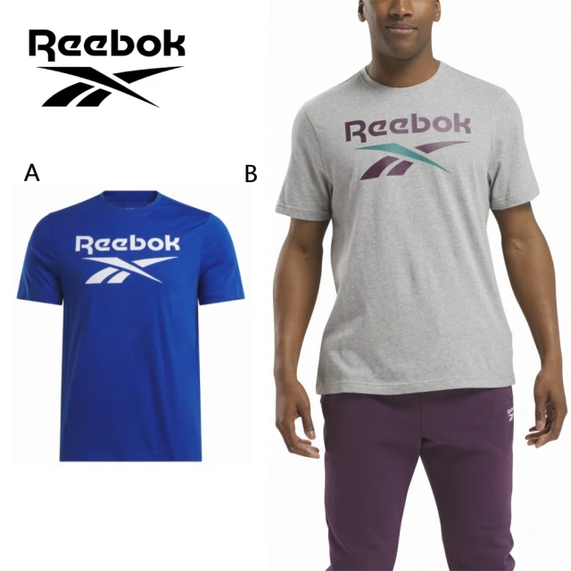 REEBOK IDENTITY BIG LOGO TEE 短袖上衣_男(兩款任選)