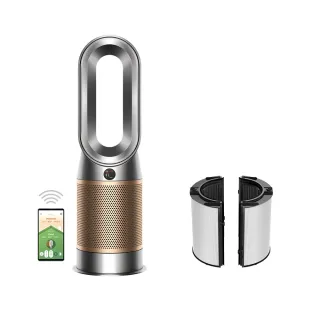 【dyson 戴森】Purifier Hot+Cool Formaldehyde HP09 三合一甲醛偵測涼暖空氣清淨機 循環風扇(鎳金色)