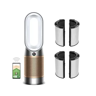 【dyson 戴森】HP09 Purifier Hot+Cool Formaldehyde 三合一甲醛偵測涼暖空氣清淨機(白金色)