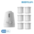 【BODYLUV】廚房水龍頭過濾器專業版(固定型) +專業版濾芯6入