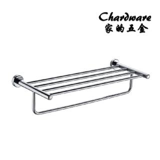 【T7400】304不鏽鋼亮光毛巾置物架 61cm(浴巾架.不鏽鋼.亮光.鏡面.工業風.置衣架.毛巾架.置物架.衛浴)