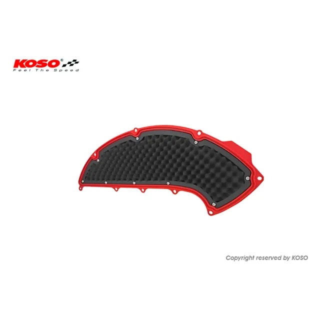 【KOSO】六代勁戰 波浪競技型空濾 機車空濾 空氣濾清器(YAMAHA 6代勁戰/FORCE 2.0/水冷BWS/N-MAX 155 2020)