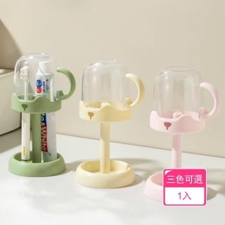 【Dagebeno荷生活】可調節防塵防潮電動牙刷架 通風瀝水置物漱口杯架(1入)