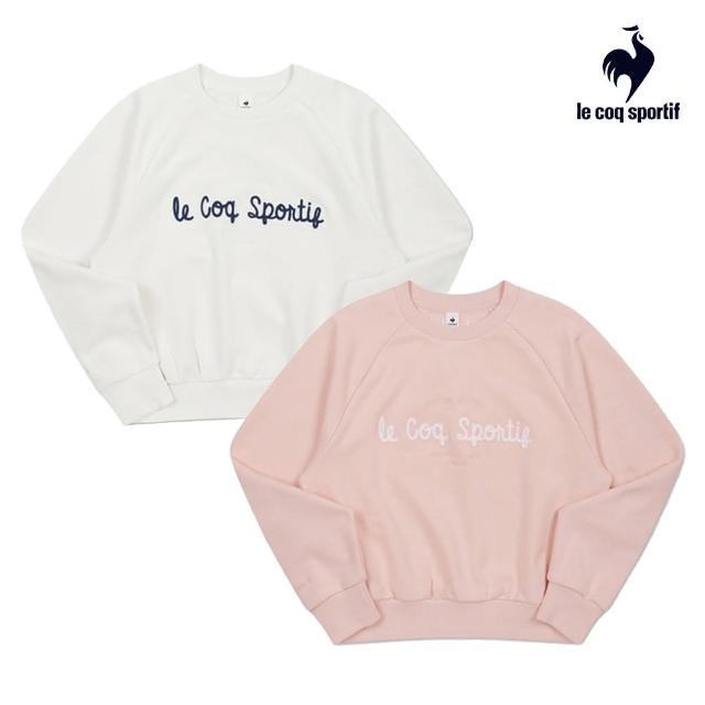 【LE COQ SPORTIF 公雞】休閒潮流圓領T恤 女款-2色-LKU22223