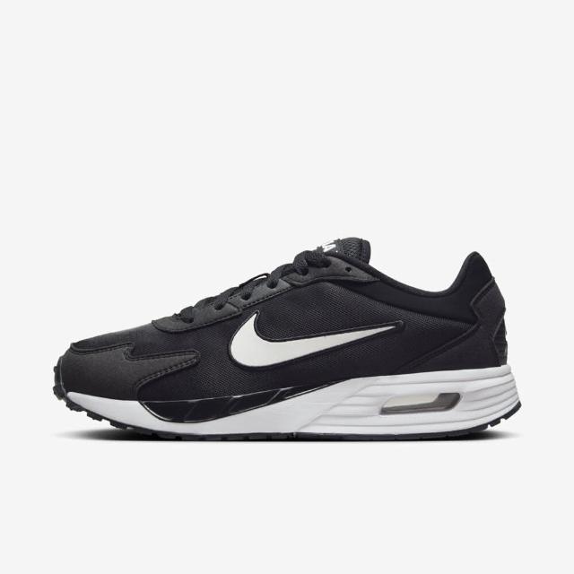 【NIKE 耐吉】Air Max Solo 男 休閒鞋 運動 經典 慢跑 復古 緩震 氣墊 舒適 黑白(DX3666-002)