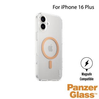 【PanzerGlass】iPhone 16 Plus 6.7吋 Flagship 磁吸透明防摔殼(透桃)