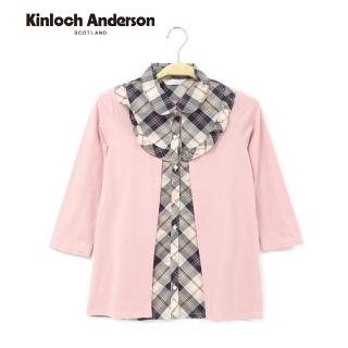 【Kinloch Anderson】小圓立領五分袖上衣 金安德森女裝(KA0575108)