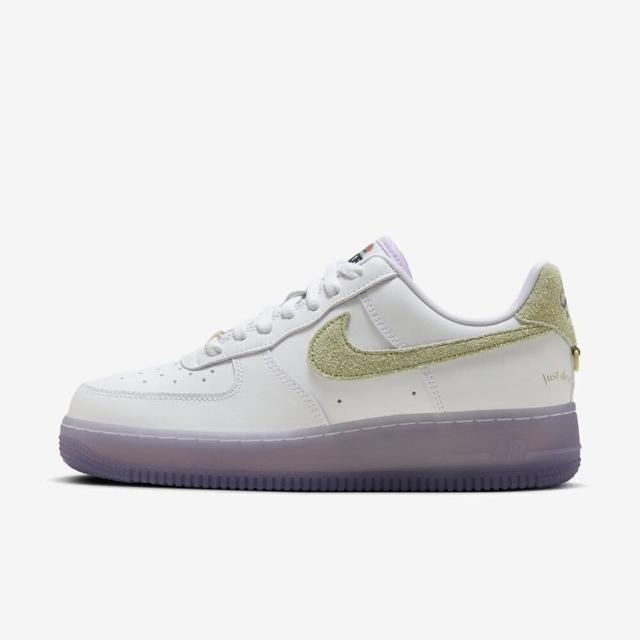 【NIKE 耐吉】Wmns Air Force 1 07 LX 女 休閒鞋 運動 經典 皮革 白綠紫(HF5719-139)