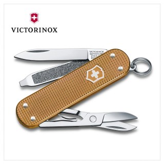 【VICTORINOX 瑞士維氏】Wet Sand經典鋁合金銅沙 5用瑞士刀款 58mm(0.6221.255G)