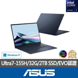 【ASUS 華碩】特仕版 14吋輕薄AI筆電(ZenBook UX3405MA/Ultra7-155H/32G/改裝2TB SSD/Win11/EVO/OLED)