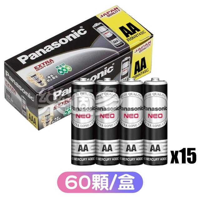 Panasonic國際牌碳鋅電池3號 AA電池  60顆  MO5157(電池 乾電池 碳鋅電池 AA電池 錳乾電池)
