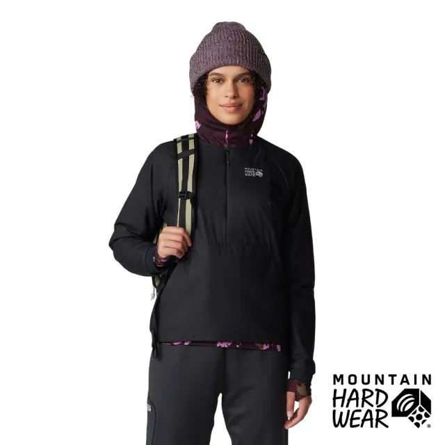 【Mountain Hardwear】Kor Alloy™ Crew 輕量透氣保暖化纖上衣 女款 黑色 #2077581