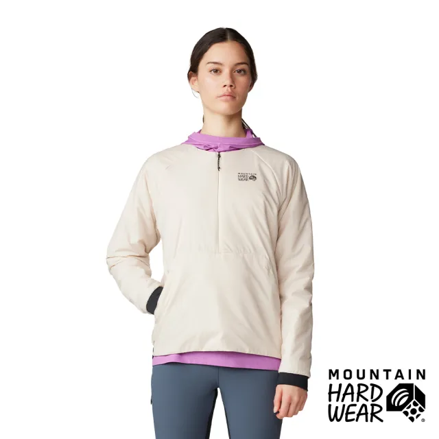 【Mountain Hardwear】Kor Alloy™ Crew 輕量透氣保暖化纖上衣 滑石粉 女款 #2077581