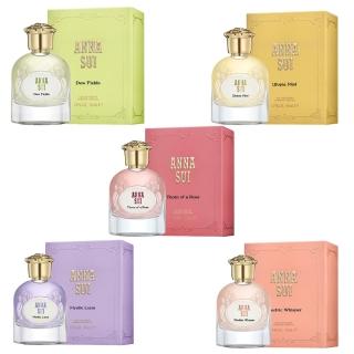 【ANNA SUI 安娜蘇】奇境夢遊薔薇之棘/綠野之露/月光細語/爍光喚語/迷霧烏託邦淡香精50ml-任選(專櫃公司貨)