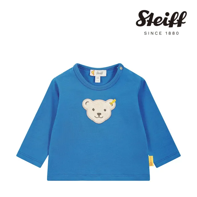 【STEIFF】熊頭童裝 熊頭長袖T恤衫(長袖上衣)