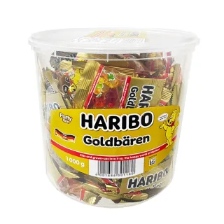 【美式賣場】Haribo哈瑞寶 Q軟糖分享包(1000g/桶)