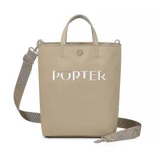 【PORTER INTERNATIONAL】復古新穎GAP托特包-L(米)