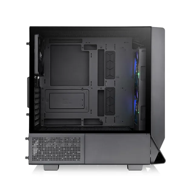 【Thermaltake 曜越】勁透 Ceres 350 MX中直立式機殼 ATX 內附三顆風扇 雙面版(CA-1Z3-00MXWN-00)