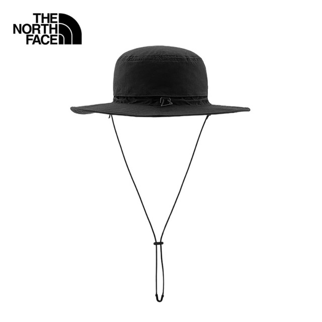 【The North Face】TNF 北臉 休閒 戶外帽 漁夫帽  HORIZON BREEZE BRIMMER HAT 男 女 黑(NF0A5FX64H0)