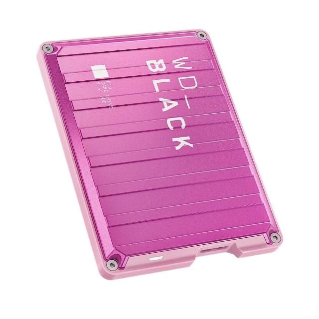 【WD 威騰】BLACK 黑標 P10 Game Drive 4TB 2.5吋行動硬碟(粉紅特仕版)