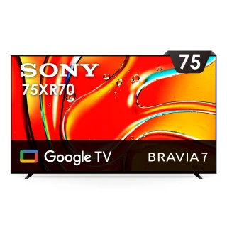 【SONY 索尼】BRAVIA 7 75型 XR Mini LED 4K HDR Google TV顯示器(Y-75XR70)