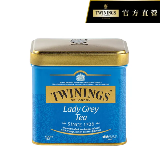 【Twinings 唐寧茶】散裝茶葉 100gx1罐(仕女伯爵/英倫早餐/歐式大吉嶺/皇家伯爵)