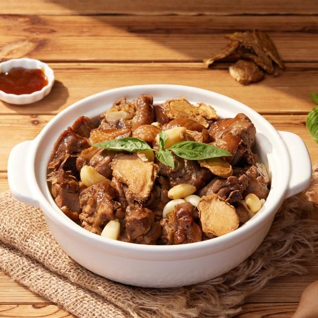 【FROM FARM 元榆牧場】正宗三杯雞 料理包/300g(黑羽土雞/人氣料理)