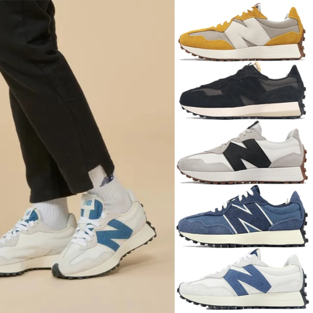 NEW BALANCE 休閒鞋 327 男女鞋 麂皮 尼龍 情侶鞋 NB 單一價(WS327JB-B)