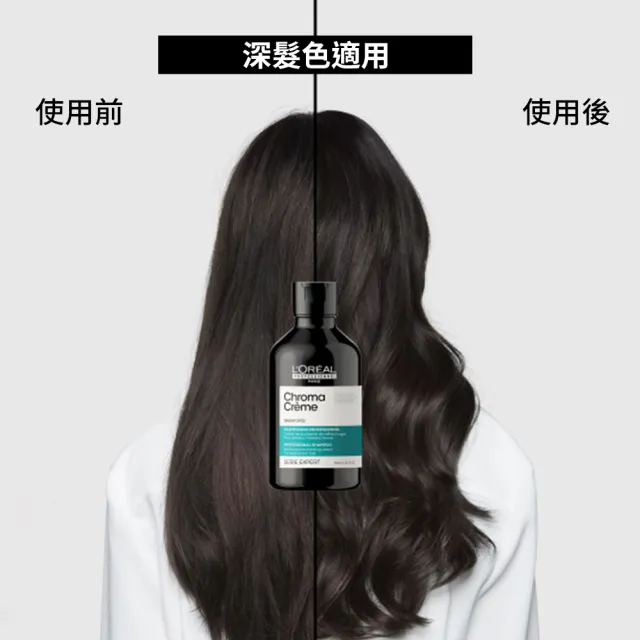 【L’OREAL 巴黎萊雅PRO】絲漾博夜燦矯色洗髮精300ml(冷綠)