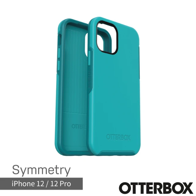 OtterBox iPhone 12 / 12 Pro 6.1吋 Symmetry 炫彩幾何保護殼(湖水藍)