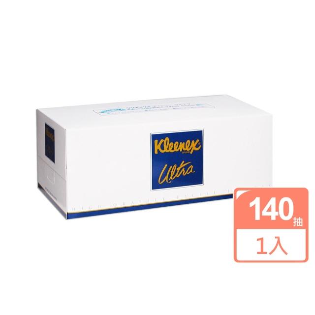 【日本Kleenex】頂級Ultra絲柔3層盒裝面紙140抽