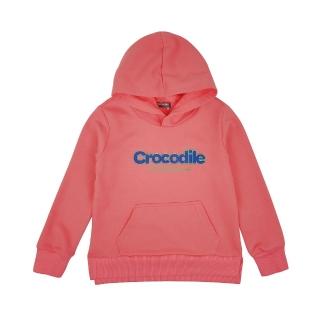 【Crocodile Junior 小鱷魚童裝】『小鱷魚童裝』品牌印字刺繡設計連帽上衣(產品編號 : C66450-10)