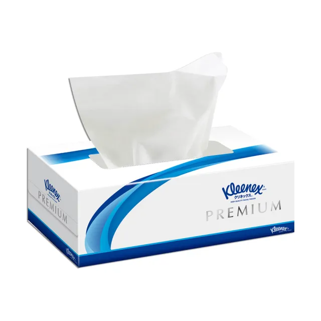 【日本Kleenex】奢華柔軟盒裝面紙160抽x8盒
