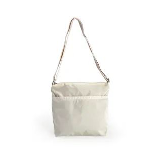 【LeSportsac官方直營】輕量尼龍 小型拉鍊斜背包(1489 流沙色)