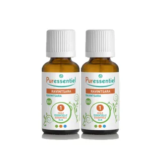 【Puressentiel 璞萃】買一送一 有機認證 羅文莎葉精油 30ml(Ecocert有機認證效期2025/05)