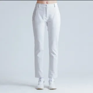 【Hilltop 山頂鳥】超潑水施華洛世奇水鑽撞釘保暖彈性長褲 女款 灰白｜PH31XFQ5ECB0